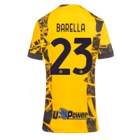 Maglia Calcio Inter Milan Nicolo Barella #23 Terza Divisa Donna 2024-25 Manica Corta